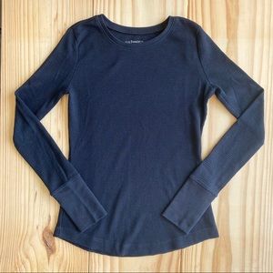 G.H. Bass & Co. Long Sleeve Thermal Shirt Black